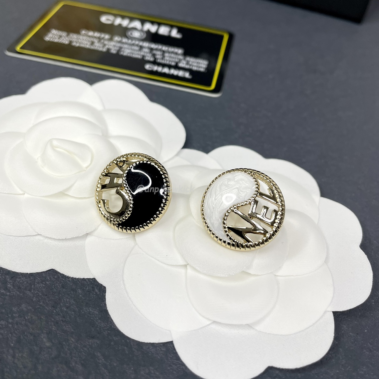 Chanel Cc Gold Earrings (20) - www.newkick.vip